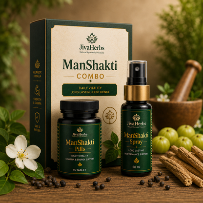 ManShakti Pills + Spray Combo | 30 DAYS MONEY BACK GURANTEE